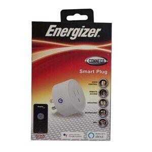 Energizer Connect Smart Plug with Voice Control Remote Access Scheduling